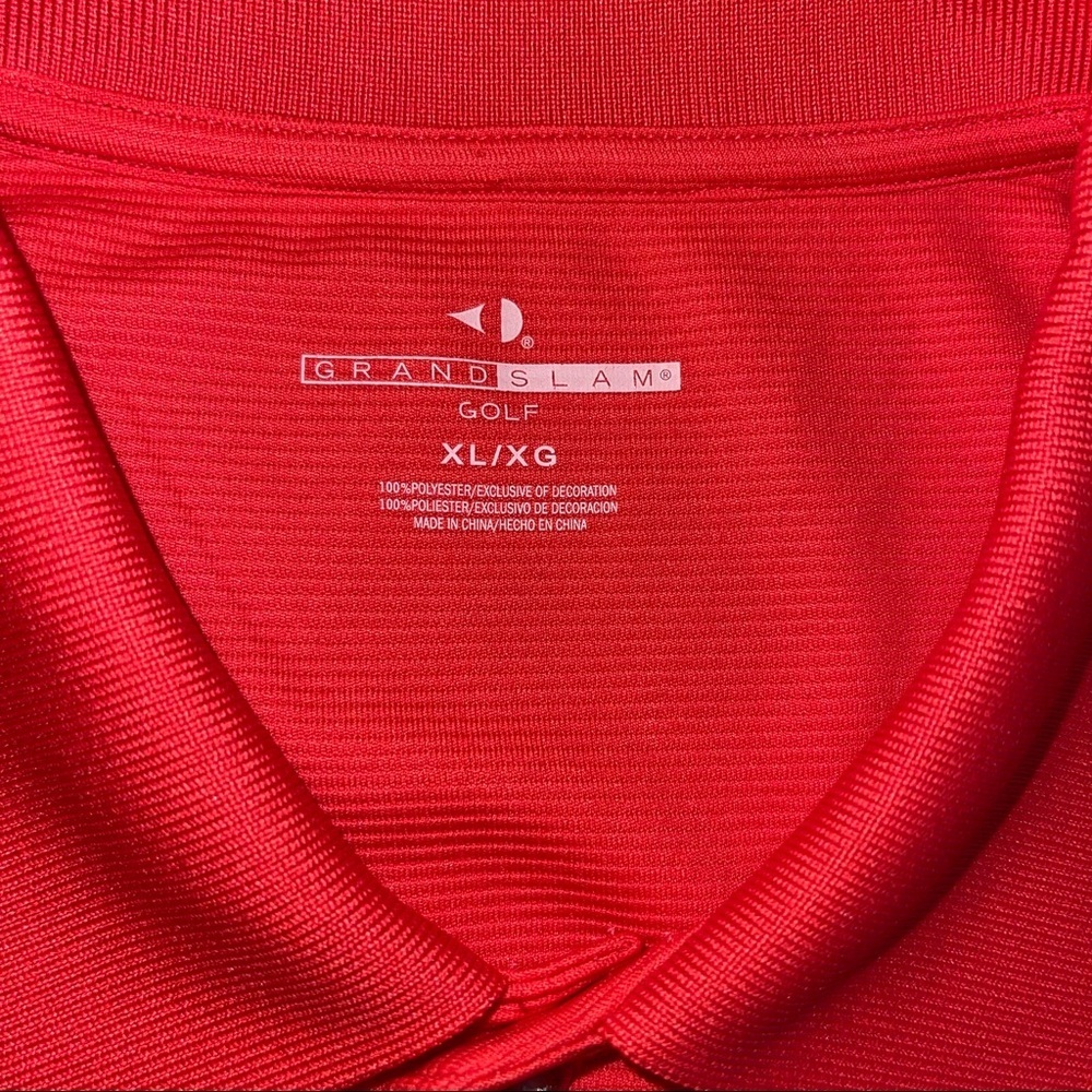 Grand Slam Coral Golf Polo Shirt Size XL - Picture 2 of 11